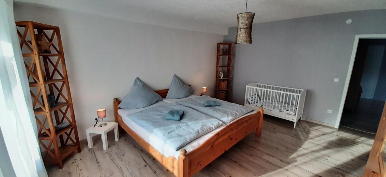 Ferienwohnung Schoene Aussicht Am Rothaarsteig Bad Laasphe Exterior foto